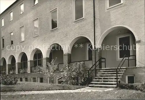 St Ottilien Eresing Erzabtei Innenhof Landwirtschaftschule Kat. Eresing