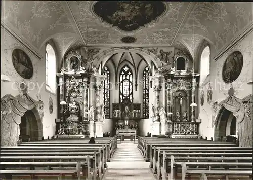 Kenzingen Katholische Kirche innen Kat. Kenzingen