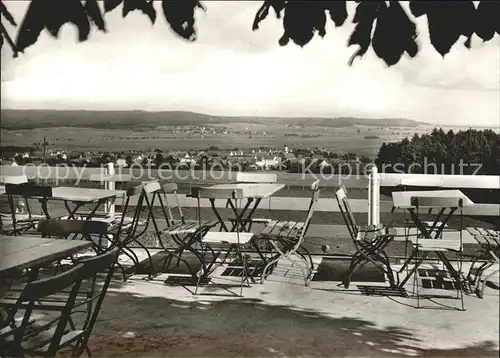 Lutzingen Goldberg Alm Restaurant Terrasse Kat. Lutzingen