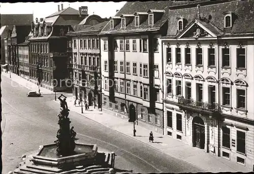 Augsburg Maximilianstrasse mit Herkulesbrunnen uns Schaezlerpalais Kat. Augsburg