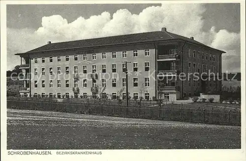 Schrobenhausen Bezirkskrankenhaus Kat. Schrobenhausen