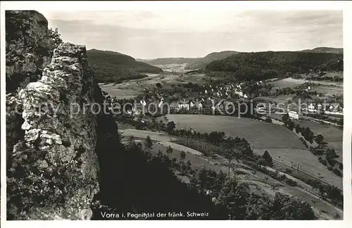 Vorra Pegnitz Gasthaus Pension Goldene Krone Kat. Vorra