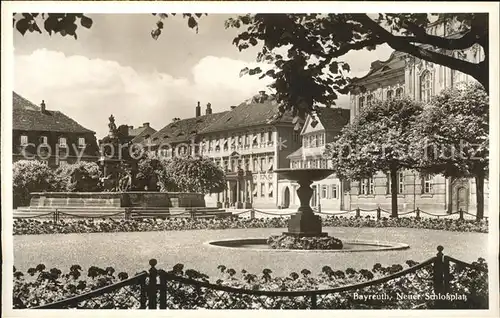 Bayreuth Neuer Schlossplatz Kat. Bayreuth