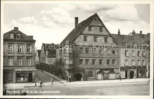 Bayreuth Sophienstrasse Kat. Bayreuth
