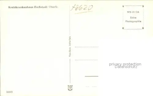 Hochstadt Main Kreiskrankenhaus Kat. Hochstadt a.Main