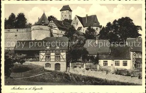 Neuhaus Pegnitz mit Burg Veldenstein Kat. Neuhaus a.d.Pegnitz