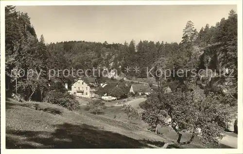 Schuettersmuehle Kurhaus Kat. Pottenstein