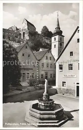 Pottenstein Oberfranken Elisabethenbrunnen / Pottenstein /Bayreuth LKR