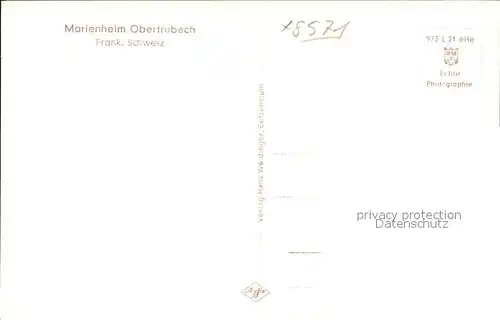 Obertrubach Marienheim Kat. Obertrubach