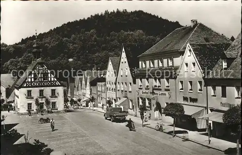 Pegnitz Oberer Marktplatz LKW Kat. Pegnitz