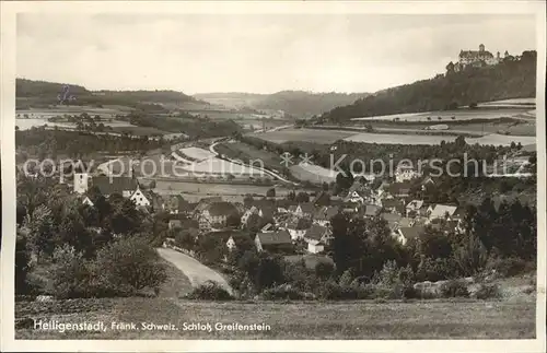 Heiligenstadt Oberfranken mit Schloss Greifenstein Kat. Heiligenstadt i.OFr.