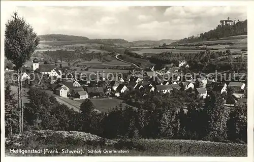 Heiligenstadt Oberfranken mit Schloss Greifenstein Kat. Heiligenstadt i.OFr.