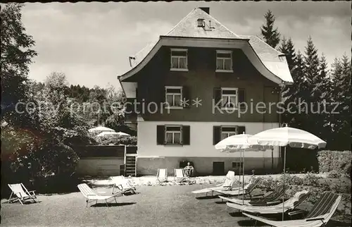 Hinterzarten Haus Tannenhof Garten Kat. Hinterzarten