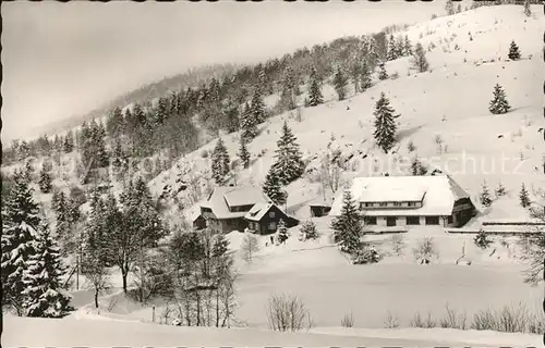Wittenschwand Klosterweiherhof im Schnee Kat. Dachsberg