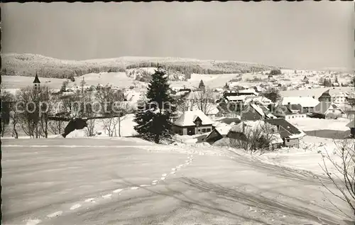 Haeusern Schwarzwald im Schnee Kat. Haeusern