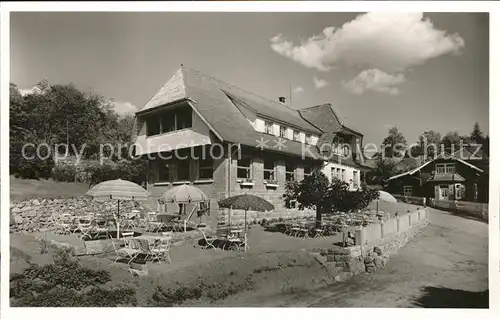 Haeusern Schwarzwald Gasthaus Albtalblick Kat. Haeusern