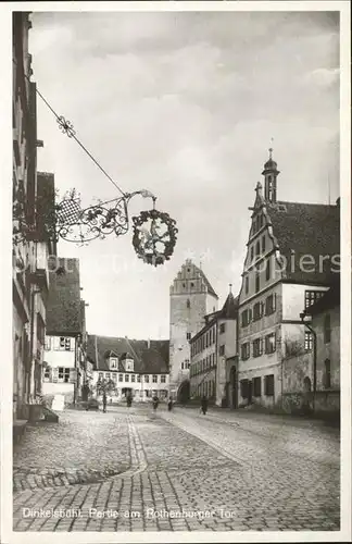 Dinkelsbuehl am Rothenburger Tor Kat. Dinkelsbuehl