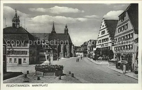 Feuchtwangen Marktplatz Kat. Feuchtwangen