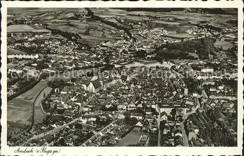 Ansbach Mittelfranken Fliegeraufnahme Kat. Ansbach