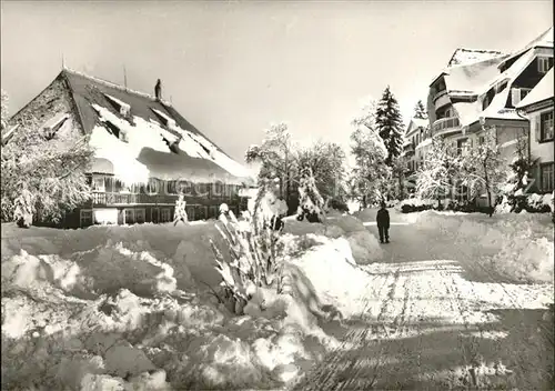 Hinterzarten Parkhotel Adler im Schnee Kat. Hinterzarten