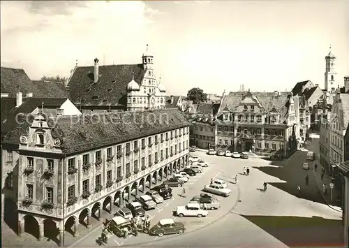 Memmingen Marktplatz Autos Kat. Memmingen