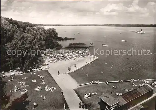 Unterschondorf Strandbad Forster Ammersee Kat. Schondorf a.Ammersee