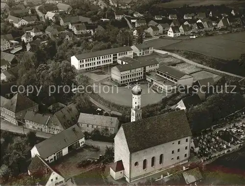 Staetzling Verbandsschule Staetzling Fliegeraufnahme Kat. Friedberg