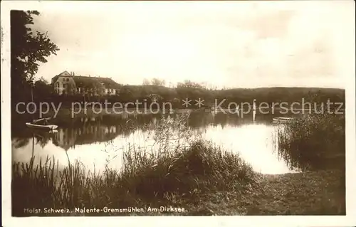 Malente Gremsmuehlen Holst. Schweiz Am Dieksee Kat. Malente