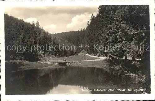 Neustadt Rennsteig Teich Reischenltal Kat. Neustadt Rennsteig