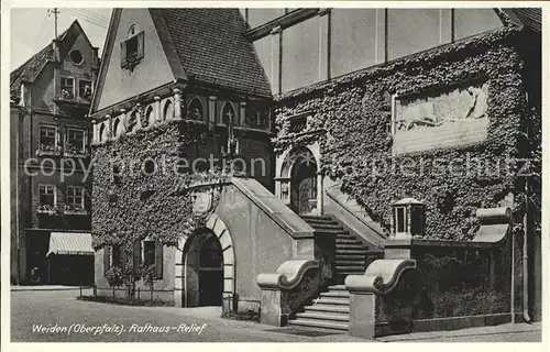 Weiden Oberpfalz Rathaus Relief Kat. Weiden i.d.OPf.