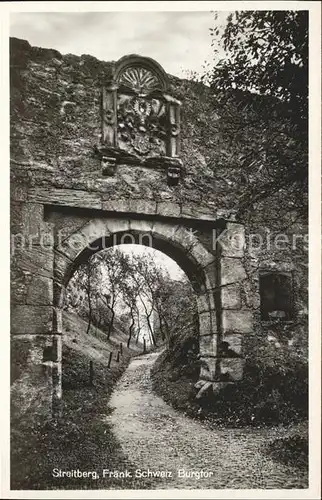 Streitberg Oberfranken Burgtor Kat. Wiesenttal