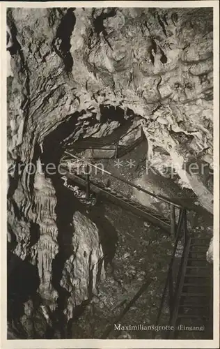 Krottensee Maximiliansgrotte Eingang Kat. Neuhaus a.d.Pegnitz