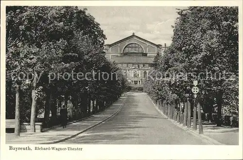 Bayreuth Richard Wagner Theater Kat. Bayreuth