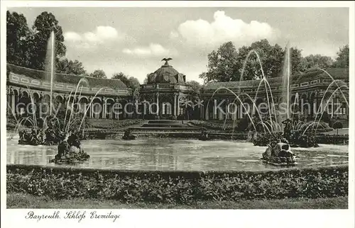 Bayreuth Schloss Eremitage Kat. Bayreuth