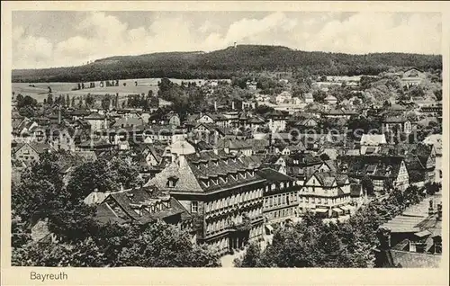 Bayreuth Stadtansicht Kat. Bayreuth