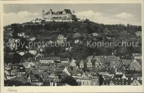 Coburg Burg Stadtansicht Hotel Der Festungshof Kat. Coburg