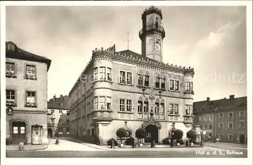 Hof Saale Rathaus Kat. Hof