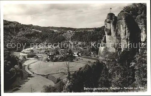 Behringersmuehle Gasthof Post Ortsansicht Kat. Goessweinstein