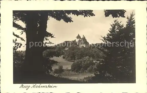 Rupprechtstegen Burg Hohenstein Kat. Hartenstein