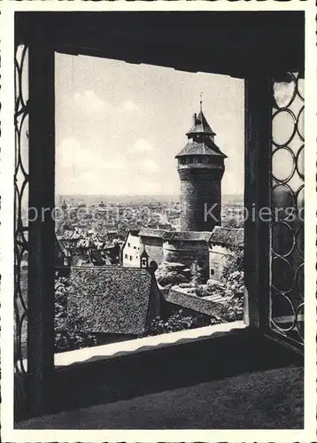 Nuernberg Blick Burg Kat. Nuernberg