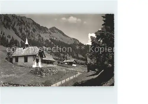 Riemenstalden Johenneskapelle Kaeppeliberg  Kat. Riemenstalden