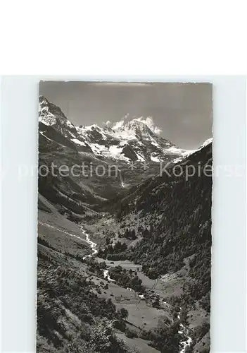 Lauterbrunnental Stechelberg Breithorn Kat. Lauterbrunnen