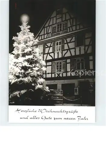 Gernsbach Weihnachten Hofstaette Kat. Gernsbach