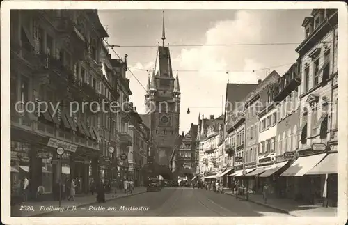 Freiburg Breisgau Partie am Martinstor Kat. Freiburg im Breisgau