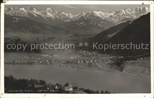 Immenstadt Allgaeu Buehl mit Alpsee Kat. Immenstadt i.Allgaeu