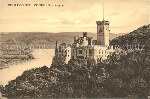 Stolzenfels Schloss Kat. Koblenz Rhein