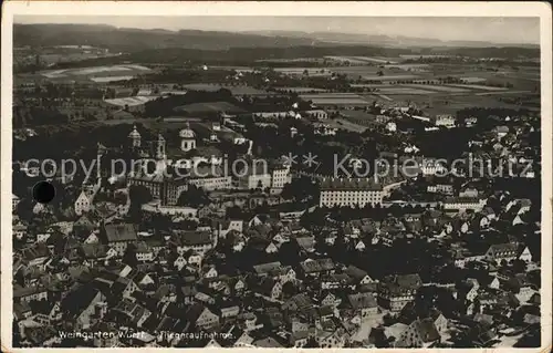 Weingarten Baden Fliegeraufnahme Kat. Weingarten (Baden)