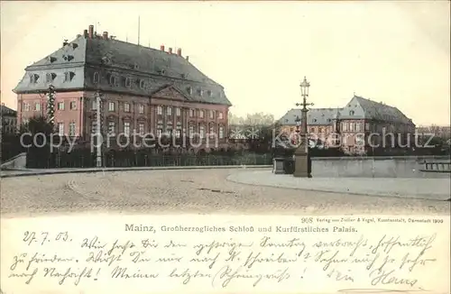 Mainz Rhein Schloss und Palais / Mainz Rhein /Mainz Stadtkreis