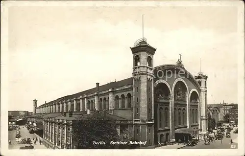 Berlin Stettiner Bahnhof Autos Kat. Berlin