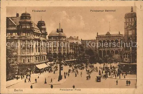 Berlin Potsdamer Platz Bahnhof Kat. Berlin